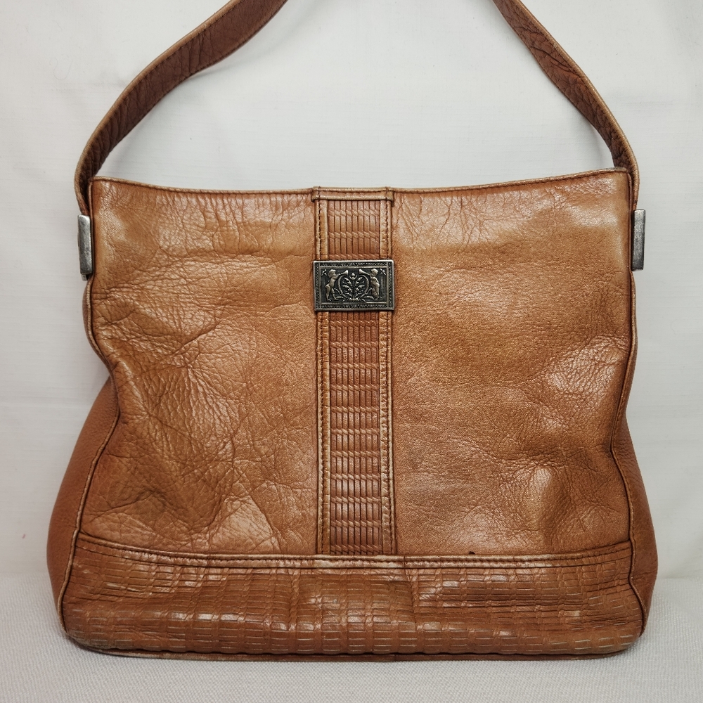 American Angel Womens Tan Brown Leather Crossbody Purse Bag